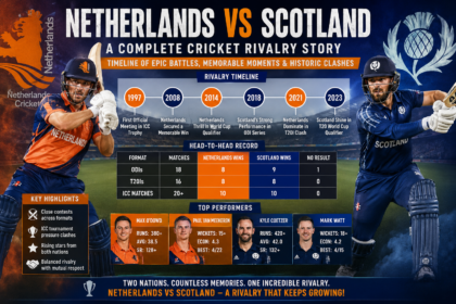 Netherlands National Cricket Team Vs Scotland National Cricket Team Timeline