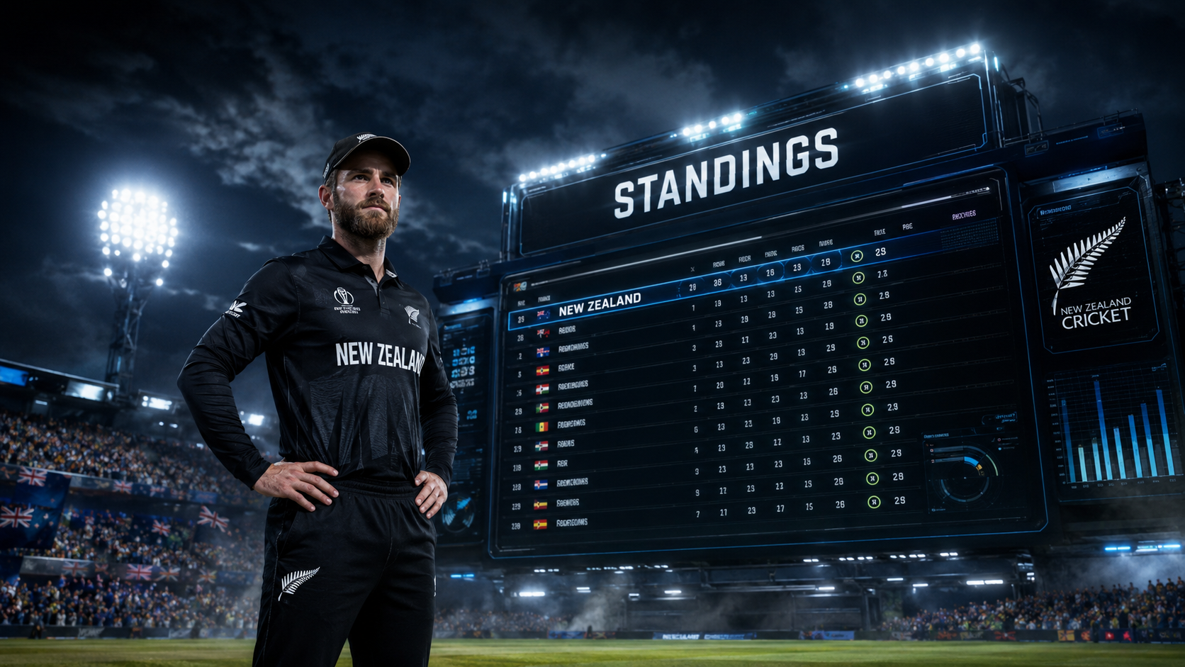 New Zealand National Cricket Team Standings