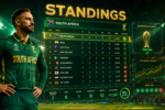 South Africa National Cricket Team Standings