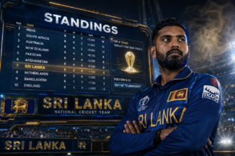 Sri Lanka National Cricket Team Standings