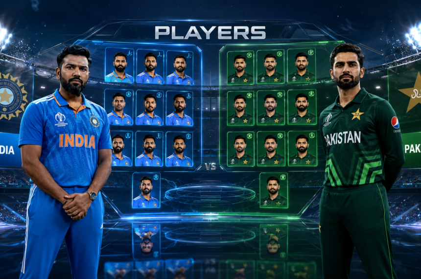 India National Cricket Team Vs Pakistan National Cricket Team Players