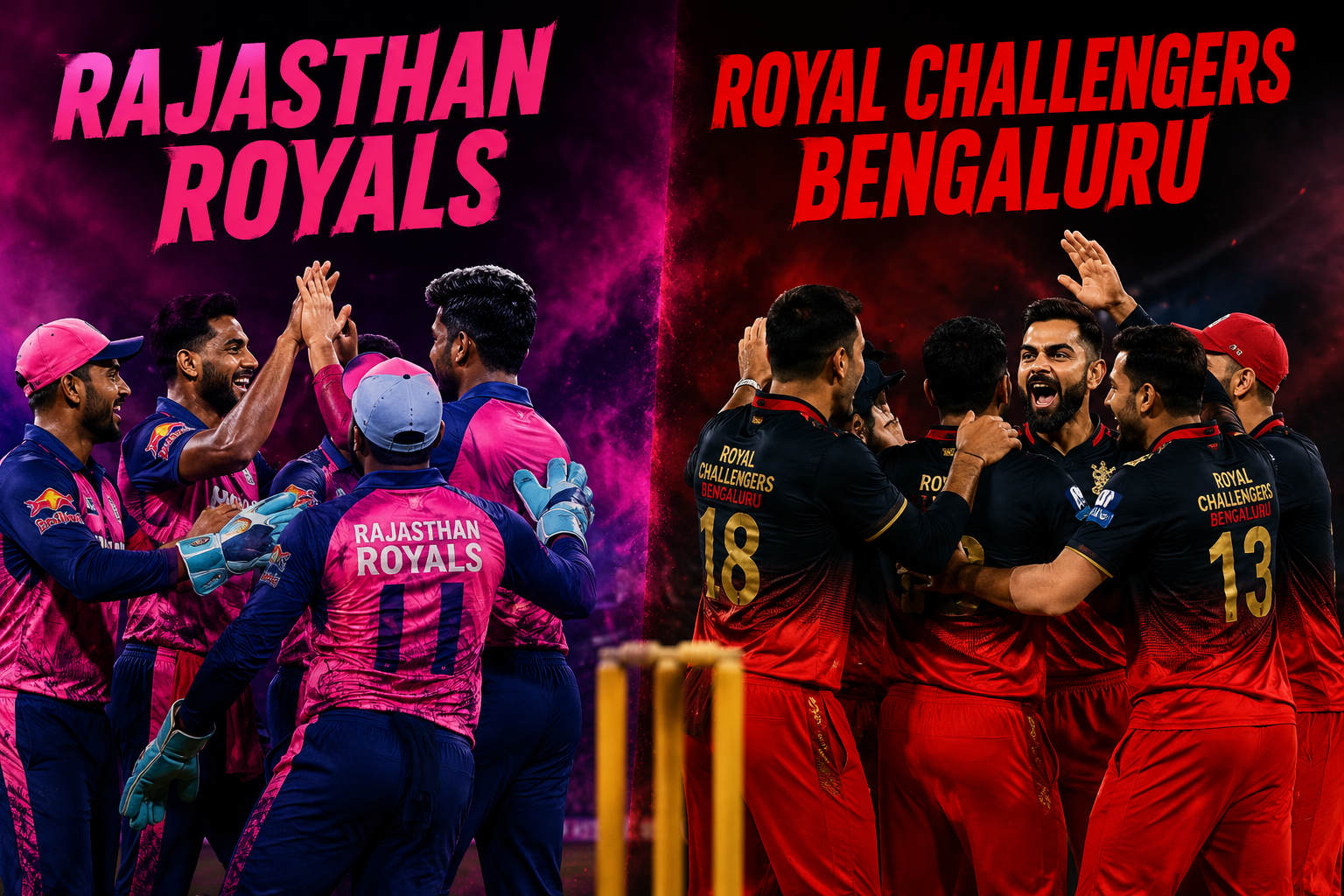 Rajasthan Royals Vs Royal Challengers Bengaluru Stats