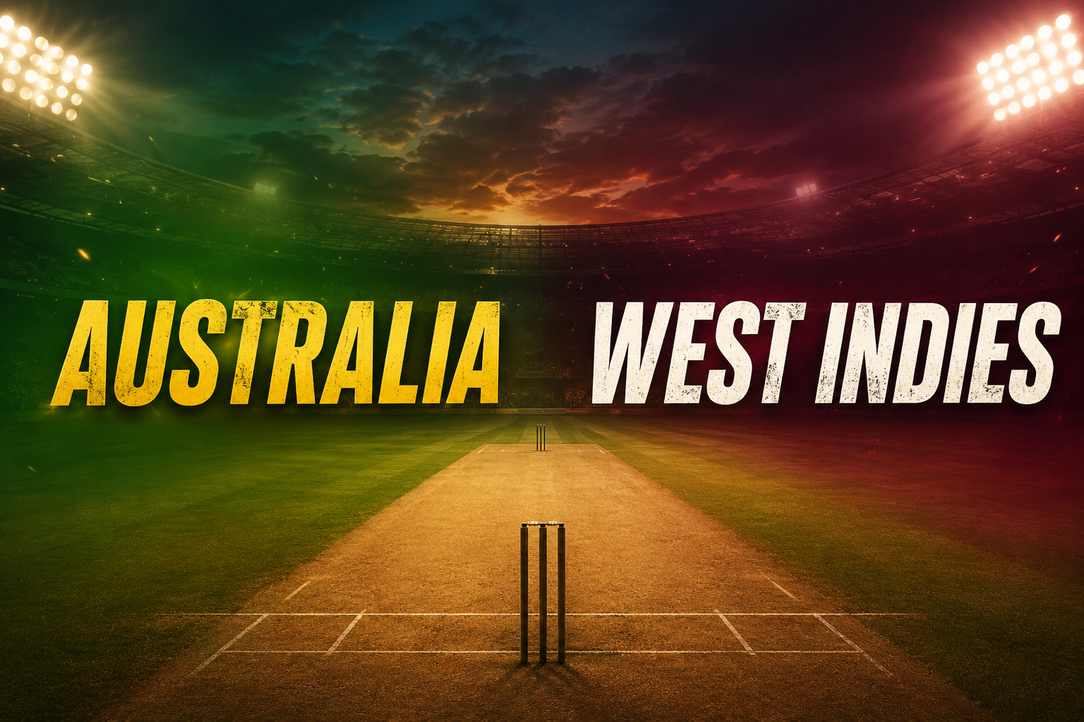 Australian Men’s Cricket Team Vs West Indies Cricket Team Timeline
