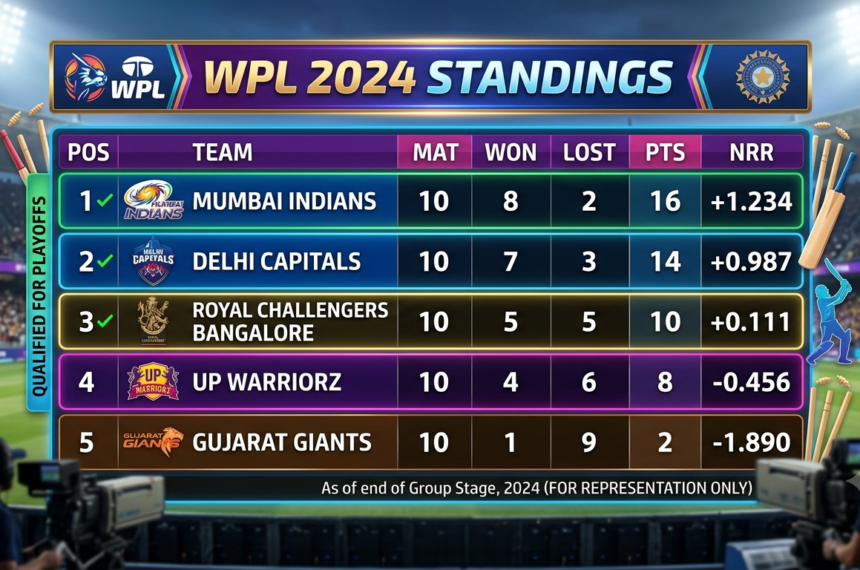 WPL Standings