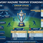 vijay hazare trophy standings