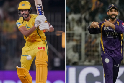 kolkata knight riders vs chennai super kings standings