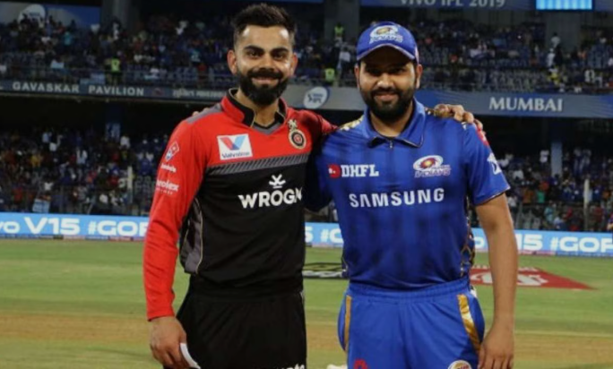 Mumbai Indians vs Royal Challers Bengaluru Standings