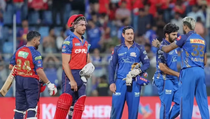 punjab kings vs mumbai indians standings
