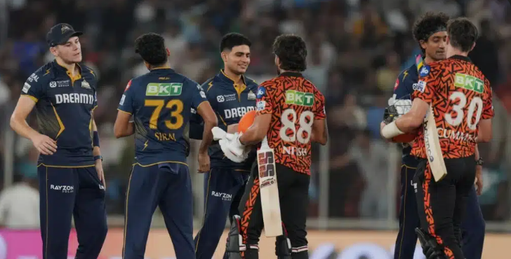 gujarat titans vs sunrisers hyderabad standings