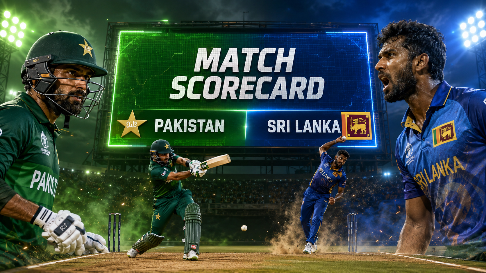 Pakistan National Cricket Team Vs Sri Lanka National Cricket Team Match Scorecard