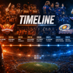 Sunrisers Hyderabad Vs Mumbai Indians Timeline