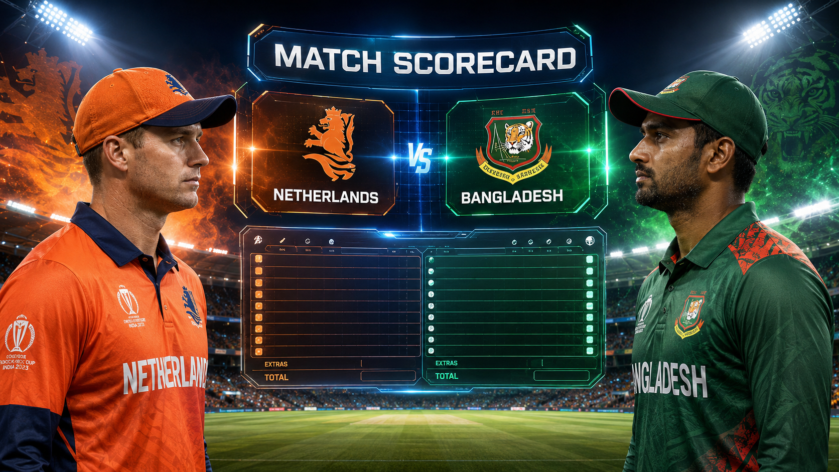 Netherlands National Cricket Team Vs Bangladesh National Cricket Team Match Scorecard